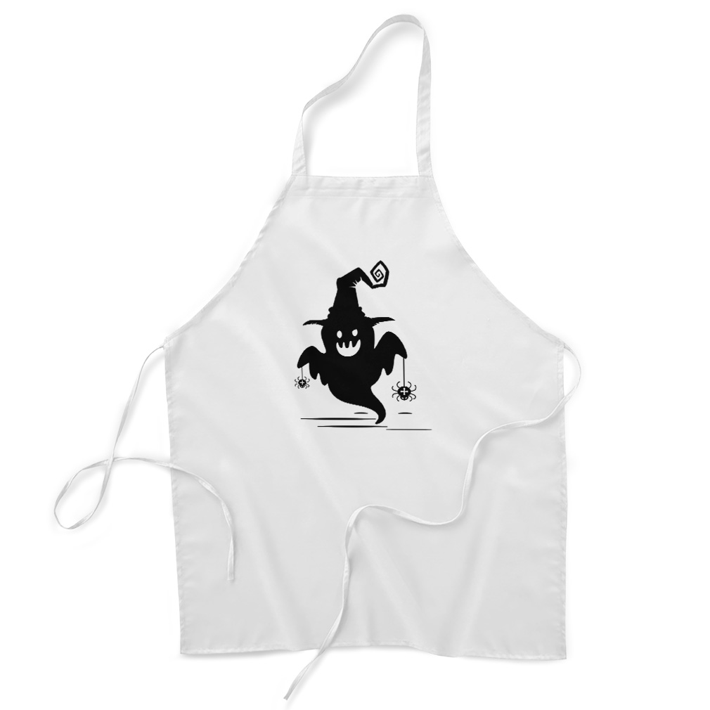 Aprons for Women & Men Boo with Spider Halloween Housewarming Gifts - Picture 7 of 8
